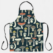 Tablier Champignons de bois Motif Rustique (Recto)