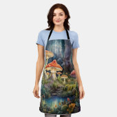 Tablier Champignons forestiers enchantés | Imaginaire myst (Porté)