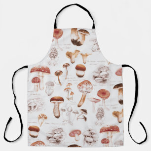 Tablier Champignons Medley : Aquarelle Motif sans joint