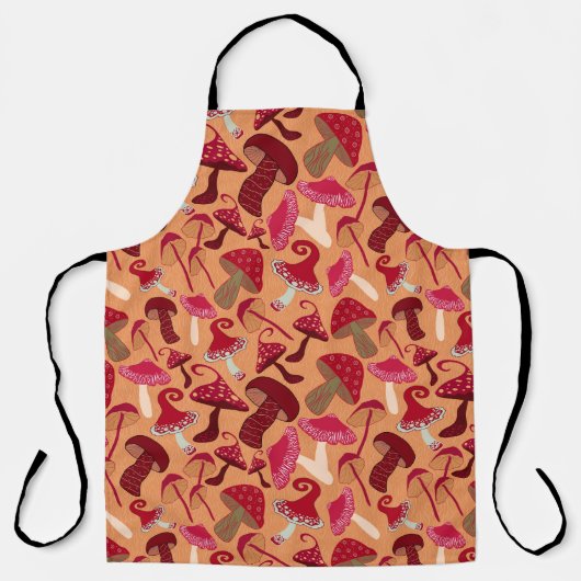 Tablier Champignons mignons (Recto)
