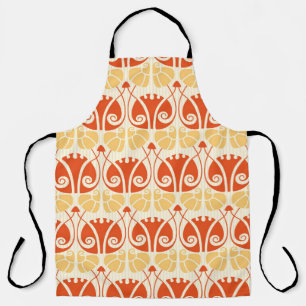 Tablier champignons motif de style moderne