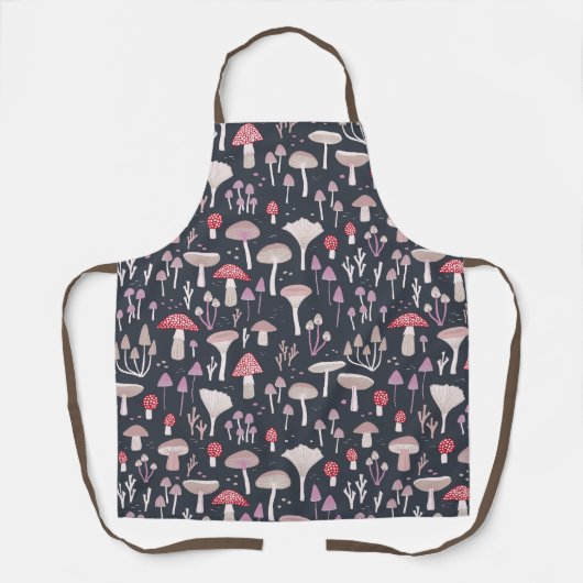 Tablier Champignons Toadstool Motif (Recto)