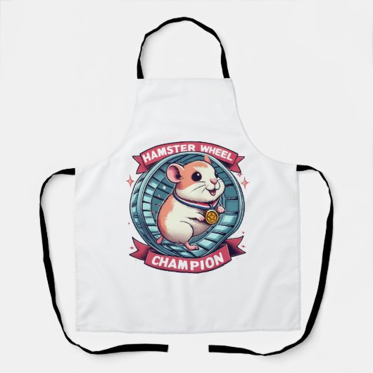 Tablier Champion de roue de hamster (Recto)