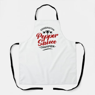 Tablier CHAMPION SAUCE POIVRE Blanc