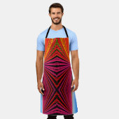 Tablier Champs de tulipe aérienne à fleur de pic (Porté)