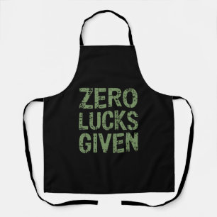 Tablier Chance zéro pour la Saint-Patrick hilarante