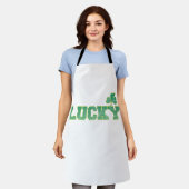 Tablier Chanceux. (Porté)