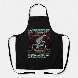 Tablier Chandail de Noël moche à vélo