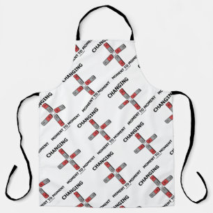 Tablier Changement de moment à moment Magnétisme Humour