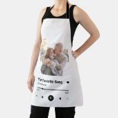 Tablier Chanson Personnalisée Chanson Favorite Chanson Une (Insitu)