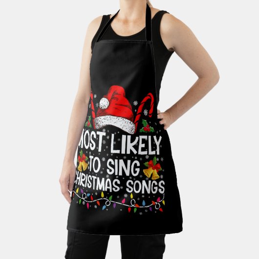 Tablier Chanter Des Chansons De Noël (Insitu)