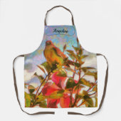 Tablier Chanteur au bord de la piscine 2338 (Recto)