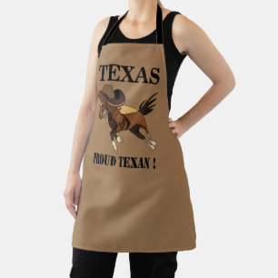 Tablier Chapeau de Cowboy Cheval Texan Fier Texas 