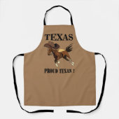 Tablier Chapeau de Cowboy Cheval Texan Fier Texas (Recto)