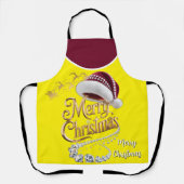 Tablier Chapeau de Noël mignon (Recto)