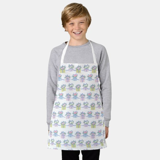 Tablier Chaque jour est un cadeau - Present Motif Apron (Porté)