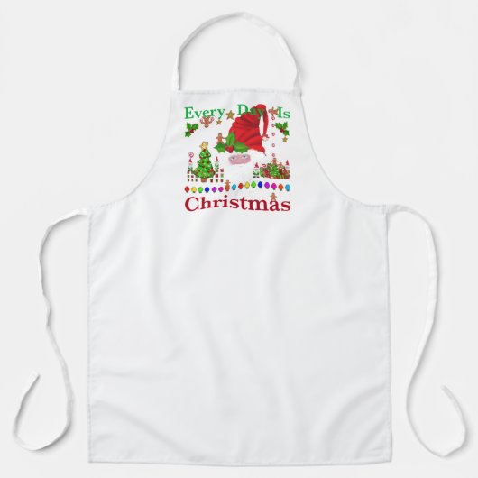 Tablier Chaque jour, Noël (Recto)