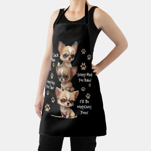 Tablier Chaque Snack Que Vous Faites Bite Vous Prenez Faim (Insitu)