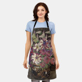 Tablier Charles Rennie Mackintosh - Petunias (Porté)
