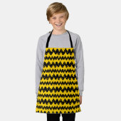 Tablier Charlie Brown Zig Zag Motif (Porté)