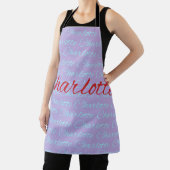 Tablier Charlotte Nom Motif Design (Insitu)