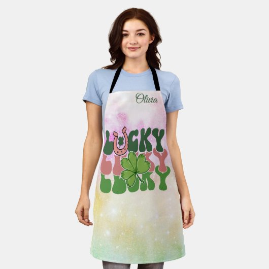Tablier Charm Your Kitchen with Horseshoe Irish Chef Lucky (Porté)