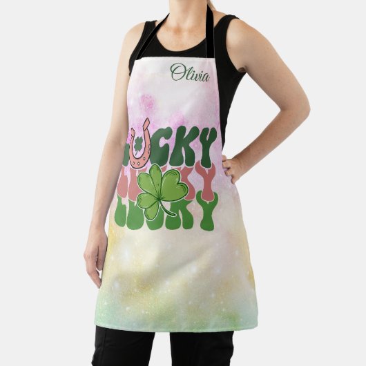 Tablier Charm Your Kitchen with Horseshoe Irish Chef Lucky (Insitu)