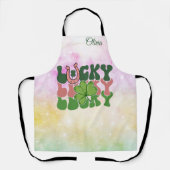 Tablier Charm Your Kitchen with Horseshoe Irish Chef Lucky (Recto)