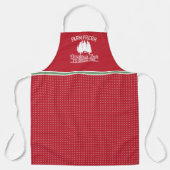 Tablier Charme Ferme Fraîches de Noël (Recto)