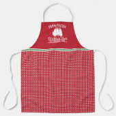Tablier Charme Ferme Fraîches de Noël (Recto)