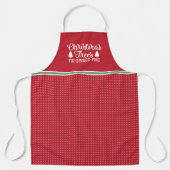 Tablier Charme Ferme Fraîches de Noël (Recto)