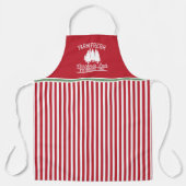 Tablier Charme Ferme Fraîches de Noël (Recto)