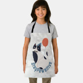 Tablier Charming Tuxedo Cat Stay Pawsitive Kids All-Over (Insitu)