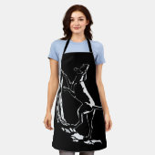 Tablier Chasse Conhound Aprons Hound Dog Aprons (Porté)