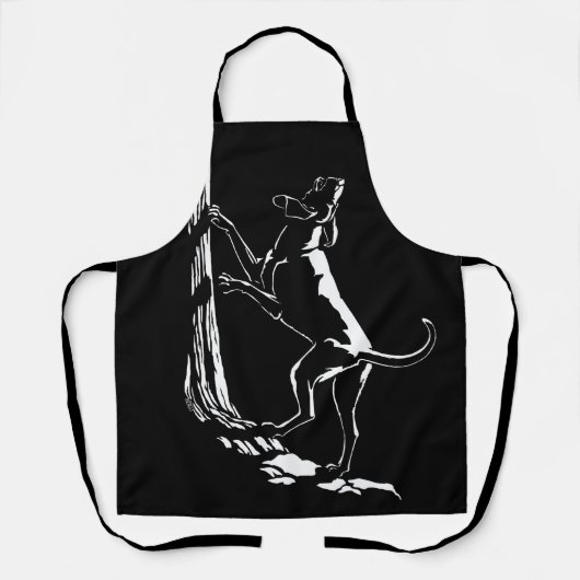 Tablier Chasse Conhound Aprons Hound Dog Aprons (Recto)