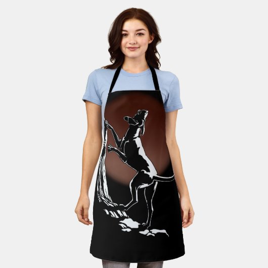 Tablier Chasse Conhound Aprons Hound Dog Aprons (Porté)