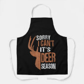 Tablier Chasse Désolé Sa Saison De Cerfs Drôle Chasseur Pa (Recto)