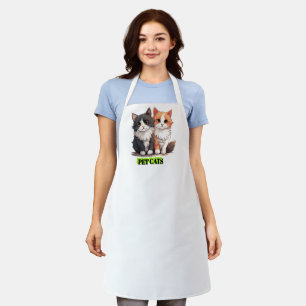 Tablier chat animal