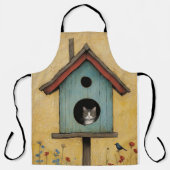 Tablier Chat Approuvé Bird House! (Recto)