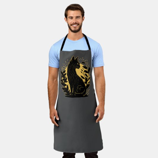 Tablier Chat assis (Porté)