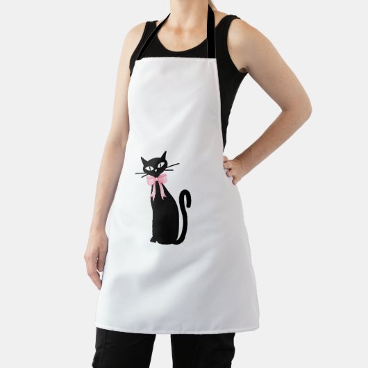 Tablier Chat Atomique avec chatte rose Chatte Fille Nettoy (Insitu)