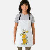 Tablier Chat au baseball avec batte de baseball (Insitu)