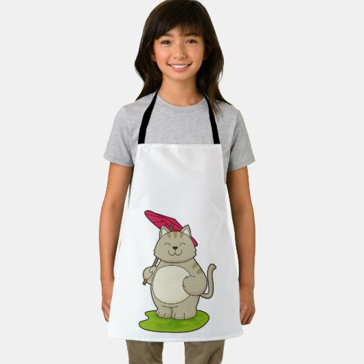 Tablier Chat avec parapluie (Insitu)