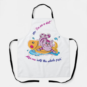 Tablier Chat avec poisson