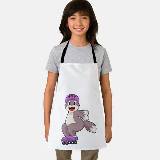 Tablier Chat avec roulettes (Insitu)