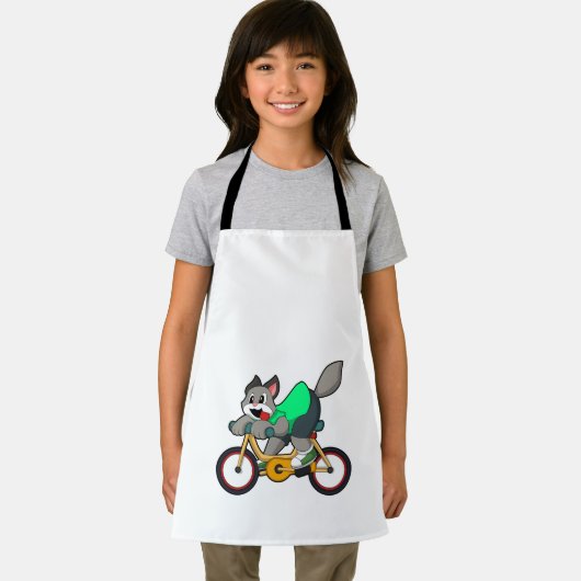 Tablier Chat avec vélo (Insitu)