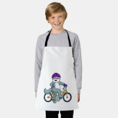 Tablier Chat avec vélo (Porté)