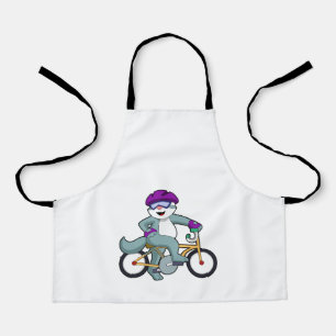 Tablier Chat avec vélo