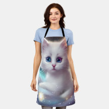 Chat blanc bouffé d'Imaginaire