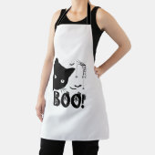 Tablier Chat Boo ! Drôle Masquer Peekaboo Effrayant Hallow (Insitu)